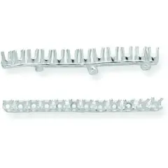 14K White Gold 0.12cttw Strip Setting