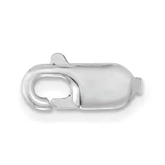 14K White Gold Lobster Clasp 11.6mm