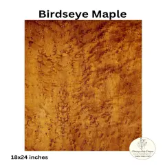 Birdseye Maple Wood Finish -Decoupage and Mixed Media Paper