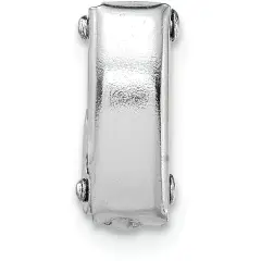 14K White Gold Fold Over Clasp 11.5mm