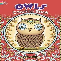 Owls Coloring Book-Softcover