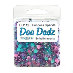 DooDadz Collection of Colorful Craft Embellishments from Buttons Galore & More Princess sparkle