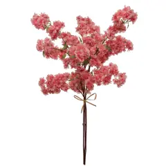 3-Pack Pink Cherry Blossom Stems - Silk Flowers for Elegant Floral Arrangements, Bouquets & Home Decor, Perfect for Weddings & Events, Floral Home by Artificial Flowers