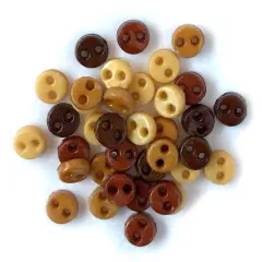 Buttons Galore Tiny Sewing & Craft Buttons for DIY Projects Earthly