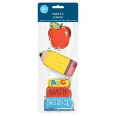 Back to School 3 PC Cookie Cutter Set Carded