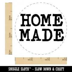 Home Made Fun Text Chicken Egg Rubber Stamp