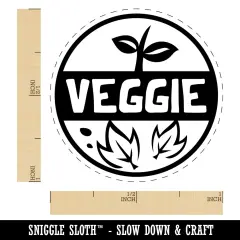 Food Label Veggie Rubber Stamp for Stamping Crafting Planners