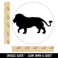 Lion Solid Rubber Stamp for Stamping Crafting Planners