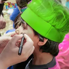 Hairy Costume Headband - Fun Fuzzy Crazy Hair Wig Troll Green