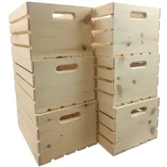 Wilson Large Pine Wood Crate