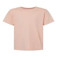 Gildan&reg; Softstyle Youth CVC Crewneck Short Sleeve T-Shirt Dusty rose