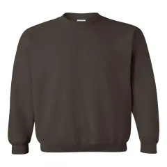 Gildan&reg; Heavy Blend Crewneck Long Sleeve Sweatshirt Dark chocolate