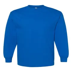 American Apparel&reg; Fine Jersey Crewneck Long Sleeve Tee Royal blue