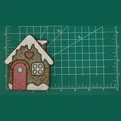 Valentine's Day Gingerbread House Silicone Freshie MOld