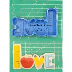 LOVE Teacher Silicone Freshie Mold