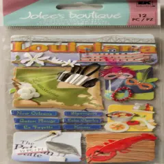 Jolee's Boutique Louisiana Dimensional Stickers