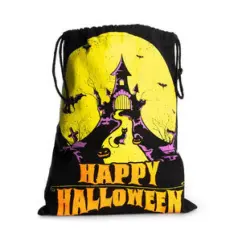 Halloween Canvas Trick or Treat Bag Black
