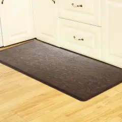 Medallion Anti-Fatigue Embossed Mat (Multiple Sizes & Colors) ESPRESSO