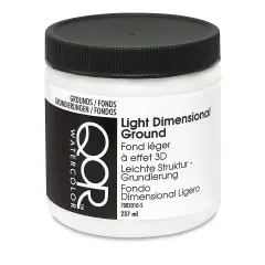 QoR Watercolor Medium - Light Dimensional Ground, 237 ml