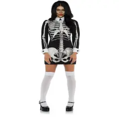 Women's Skeleton Bones X-Ray Dress Costume