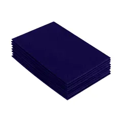 FabricLA Acrylic Felt Sheets for Crafts - Precut 9" X 12" Inches (20 cm X 30 cm) Felt Squares - Use Felt Fabric Craft Sheets for DIY, Costume, and Decoration | Navy Blue - 8 Pieces