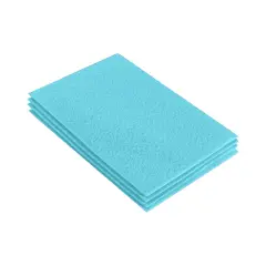 FabricLA Acrylic Felt Sheets for Crafts - Precut 9" X 12" Inches (20 cm X 30 cm) Felt Squares - Use Felt Fabric Craft Sheets for DIY, Hobby, , and Decoration | Baby Blue - 4 Pieces