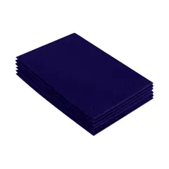 FabricLA Acrylic Felt Sheets for Crafts - Precut 9" X 12" Inches (20 cm X 30 cm) Felt Squares - Use Felt Fabric Craft Sheets for DIY, Costume, and Decoration | Navy Blue - 6 Pieces