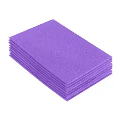 FabricLA Acrylic Felt Sheets for Crafts - Precut 9" X 12" Inches (20 cm X 30 cm) Felt Squares - Use Felt Fabric Craft Sheets for DIY, Costume, and Decoration | Lavender - 8 Pieces