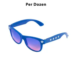 Kids Patriotic Gradient Lens Sunglasses 12 Pieces