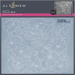 Flower Bed 3D Embossing Folder