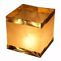 Set of 20 Gold Water Floating Candle Lanterns