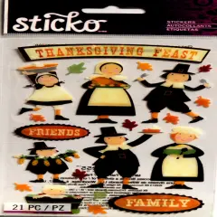 Sticko Thanksgiving Fun Stickers
