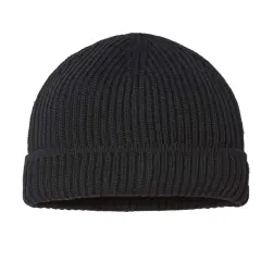 Atlantis Headwear&reg; Sustainable Finish Edge Cuffed Beanie Black