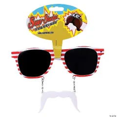 Adults Americana Sun-Staches 1 Pieces