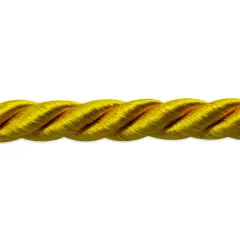 10 yards of Charlotte 3/16" Twisted Cord Trim | 10 yard cut Yellow Gold
