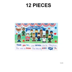 Create & Write Veterans Day Sticker Scenes - 12 Pc.