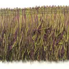 10 yards of 3" Chenille Cut Fringe Trim | 10 yard cut Plum Multi