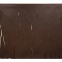 10 Yards of 12" Premium Vegan Leather Fringe Trim | 10 yard cut Dark Brown