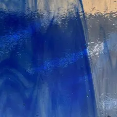 Wissmach COE 96-30 Crystal Dark Blue Transparent Fusible Glass Sheet