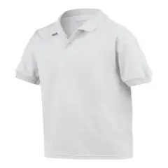 Gildan&reg; Youth Short Sleeve Jersey Polo White