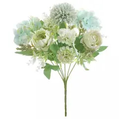 Silk Peony Artificial Fake Flowers Bunch Bouquet Home Wedding Party Decor Hot Green