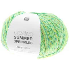 Rico Creative Summer Sprinkles - Cotton Blend Yarn - Fine - #009 Neon Green