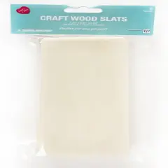 CousinDIY Unfinished Wood Slats 7.25"X2.8125"X.25" 6/Pkg-Natural