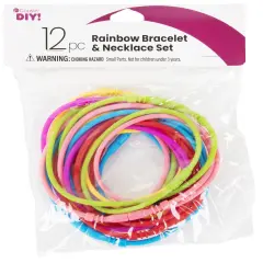 CousinDIY Rainbow Bracelet & Necklace Set
