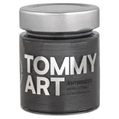 Tommy Art Mineral Paint - Anthracite (Metallic), 140 ml