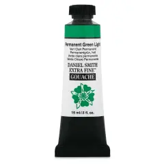 Daniel Smith Extra Fine Gouache - Permanent Green Light, 15 ml Tube