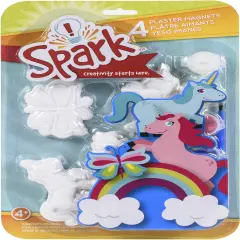 Colorbok Spark Plaster Magnet Kit-Unicorn