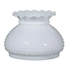Lehman's Opal Hobnail 10" Glass Lamp Shade