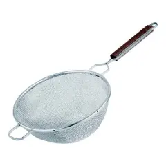 Adcraft DSM-10 Deluxe 10" Stainless Steel Double Mesh Strainer