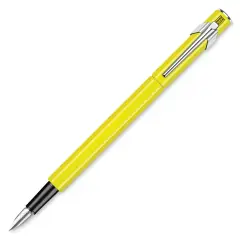 Caran d&rsquo;Ache 849 Fountain Pen, Fluorescent Yellow, Fine Nib